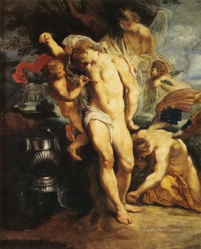 El martirio de San Sebastián Pedro Pablo Rubens. Pinturas al óleo